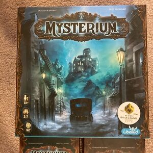 Mysterium Board Game with expansion packs: Secrets & Lies, Hidden Signs